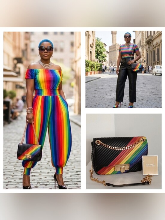 Michael Kors Handbags - Michael Kors Rainbow 🌈 Bag